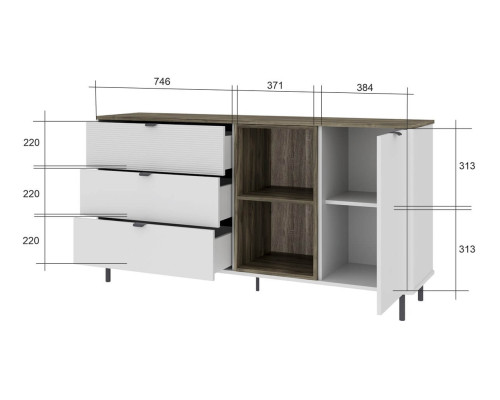 Симпл тумба 1D3S2N