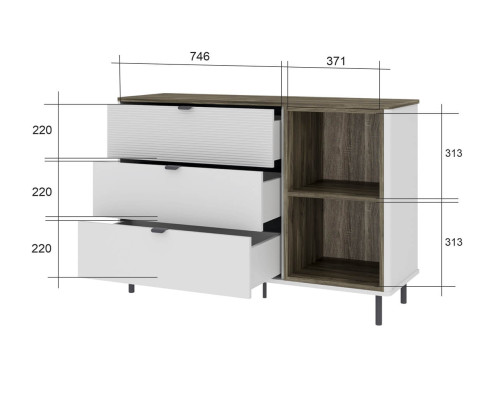 Симпл тумба 3S2N