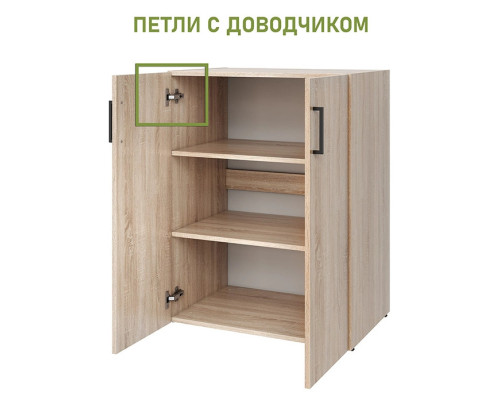 Тандем Дуб сонома Шкаф 2D