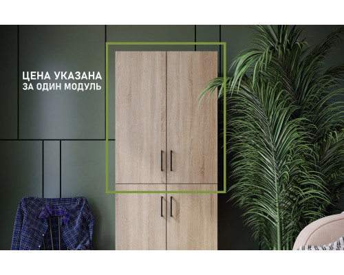 Тандем Дуб сонома Шкаф 2D