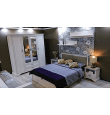 Монако спальня, кровать с мягким изголовьем