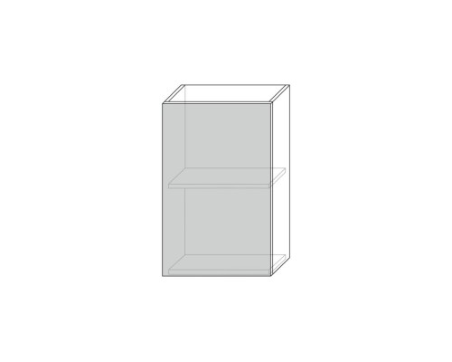 Вилма шкаф настенный 1D/45 белый глянец