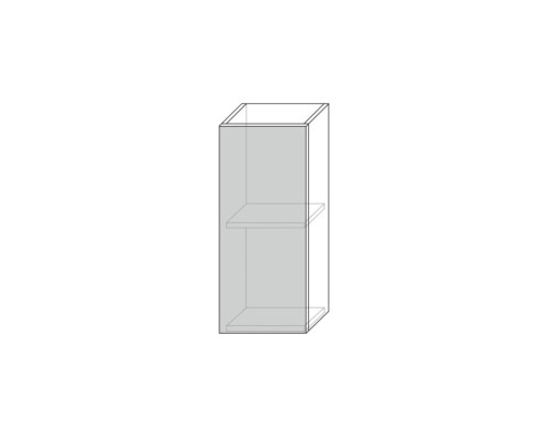 Гранд шкаф настенный 1D/40 серый/ дуб йорк серый