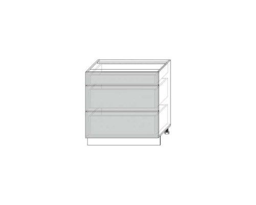 Луна шкаф для кухни 3S/80-51 белый глянец