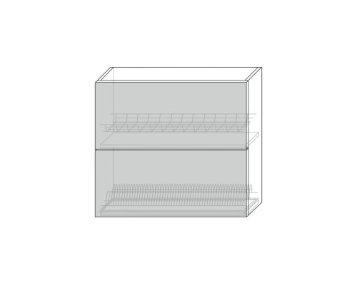 Вилма шкаф для сушки 2DG/80 белый глянец