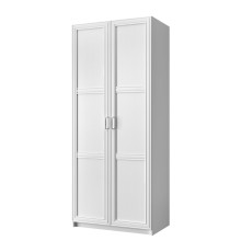 Шкаф 100-56 двухстворчатый для одежды, цвет белый