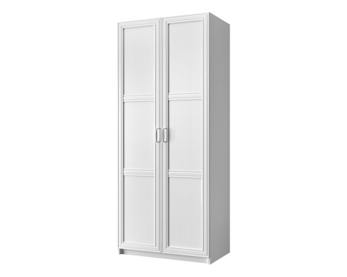 Шкаф 100-56 двухстворчатый для одежды, цвет белый