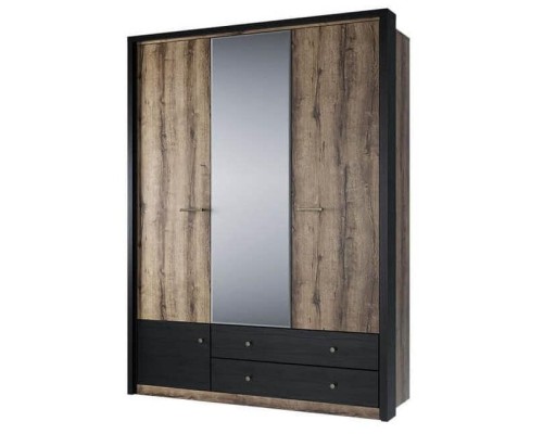 Джаггер шкаф для одежды 3DG2SZ с зеркалом