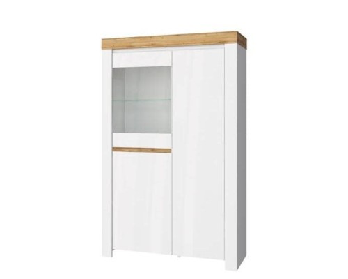 Таурус шкаф с витриной 1V2D