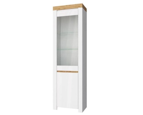 Таурус шкаф- с витриной 1V1D 