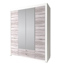 Оливия шкаф для одежды 4D2SZ с зеркалом