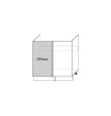 Вилма шкаф для кухни угловой 1D/80 капучино