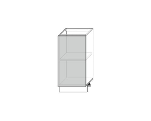 Луна шкаф для кухни 1D/30-51 белый глянец