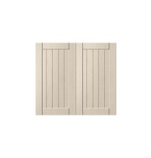 Тапио шкаф настенный 2D/80 серый/дуб снежный