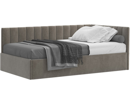 Кровать Сингл 120 угловая с подъемником. Цвет  Simple 5