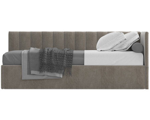 Кровать Сингл 120 угловая с подъемником. Цвет  Simple 5