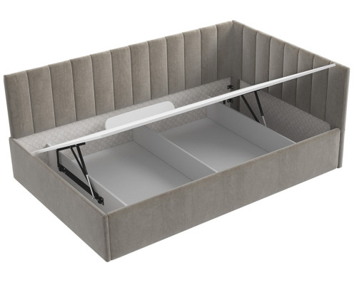 Кровать Сингл 120 угловая с подъемником. Цвет  Simple 5