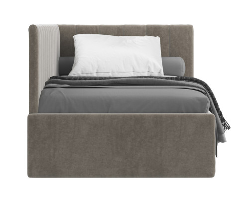 Кровать Сингл 90 угловая с подъемником. Цвет  Simple 5