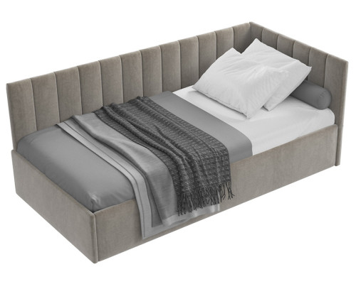 Кровать Сингл 90 угловая с подъемником. Цвет  Simple 5