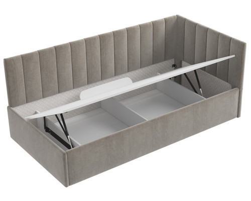 Кровать Сингл 90 угловая с подъемником. Цвет  Simple 5