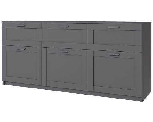 Скаген Графит Тумба 3D3S