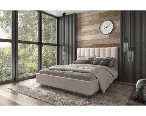 Кровать Сабрина 180 с подъемником. Цвет  Nebby 304