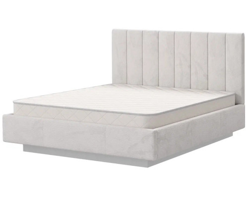 Кровать Сабрина 160 с подъемником. Цвет Aoplush Pebble