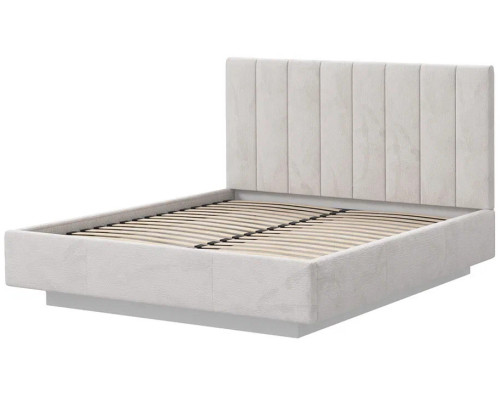 Кровать Сабрина 160 с подъемником. Цвет Aoplush Pebble