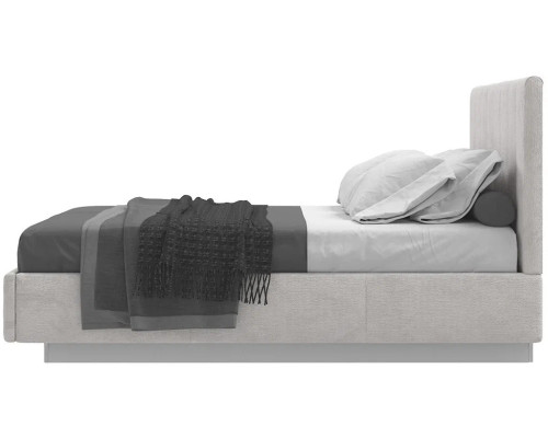 Кровать Сабрина 160 с подъемником. Цвет Aoplush Pebble
