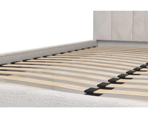 Кровать Сабрина 160 с подъемником. Цвет Aoplush Pebble