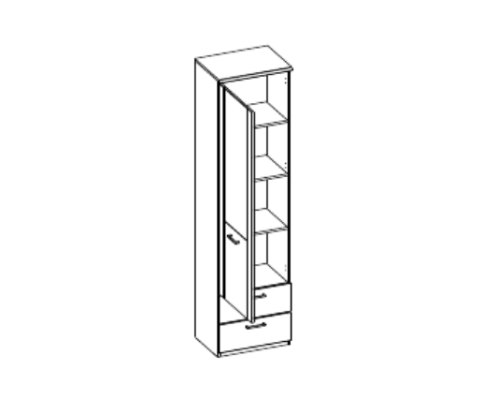 Дорсет Шкаф 1D2S